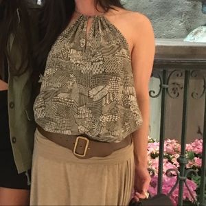 2/$20 BP Ladies olive blouse SIZE S